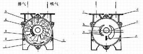SK水環(huán)真空泵結構圖1